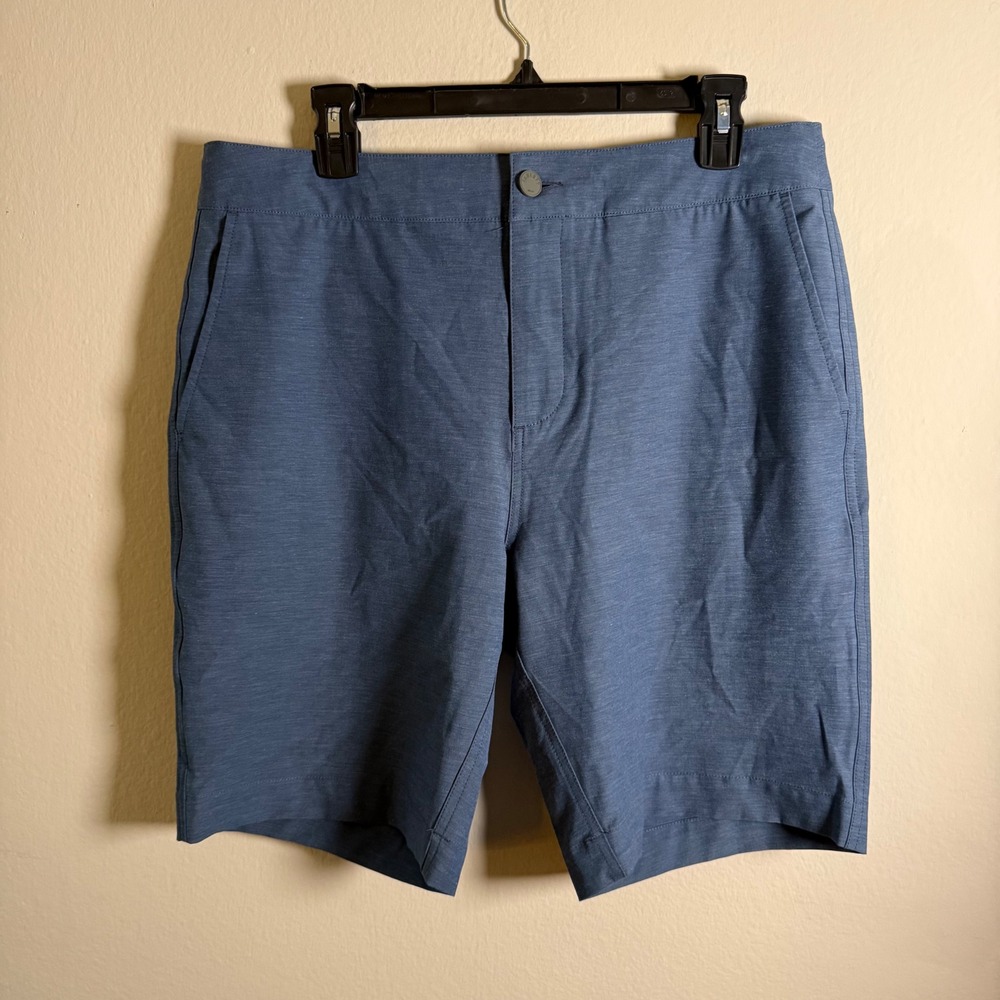 Faherty All Day Shorts Mens 33  Heathered Hybrid Stretch Quick Dry Board Short